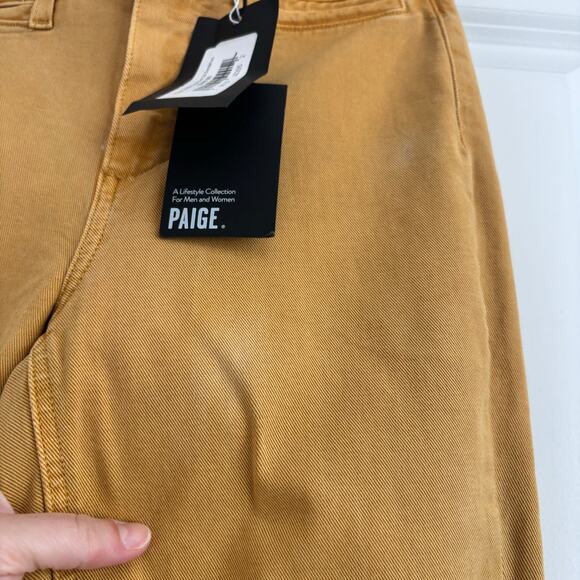 NWT Paige Colette Crop Flare Jeans Sz 26 Dandelion - Picture 11 of 13